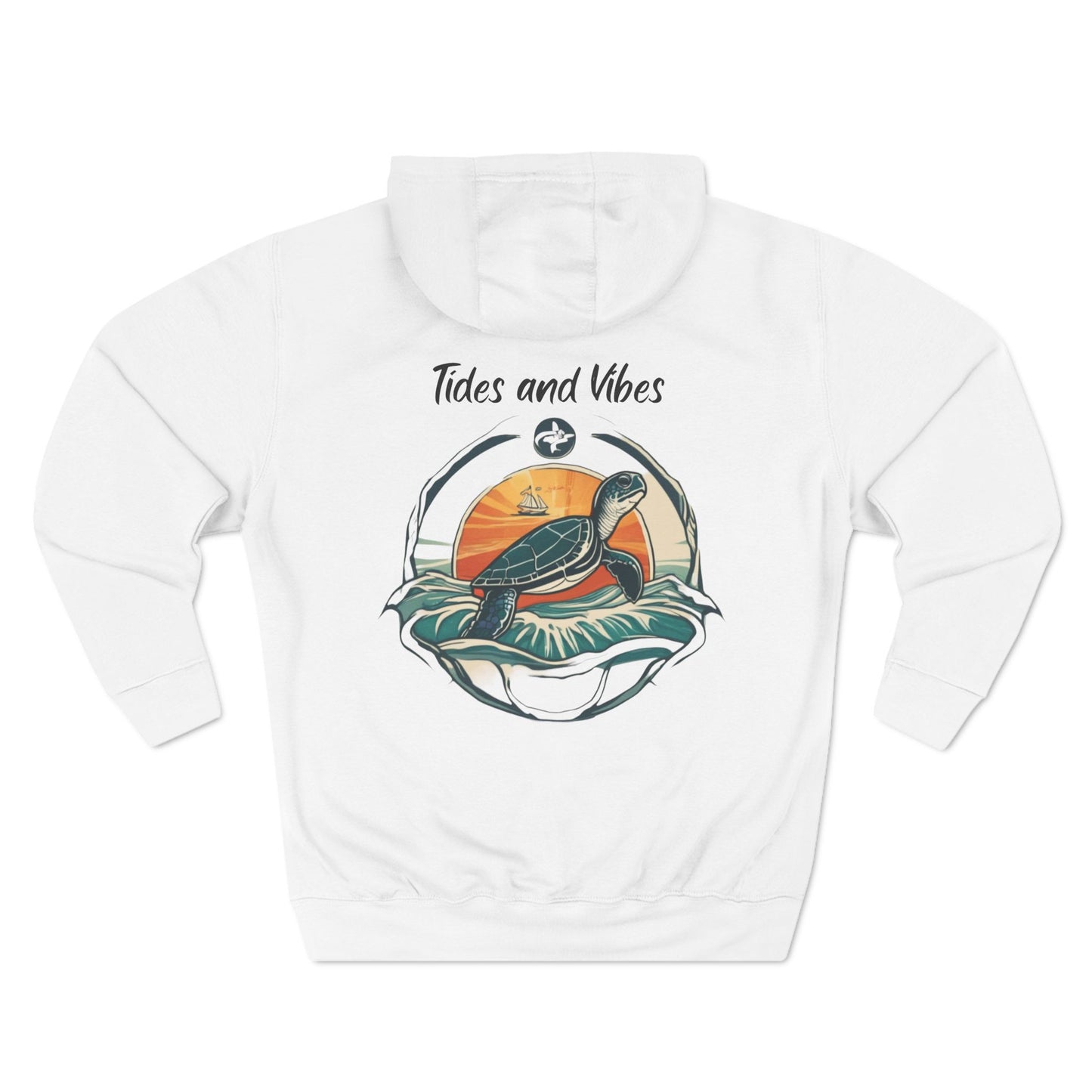 Three-Panel Fleece Hoodie