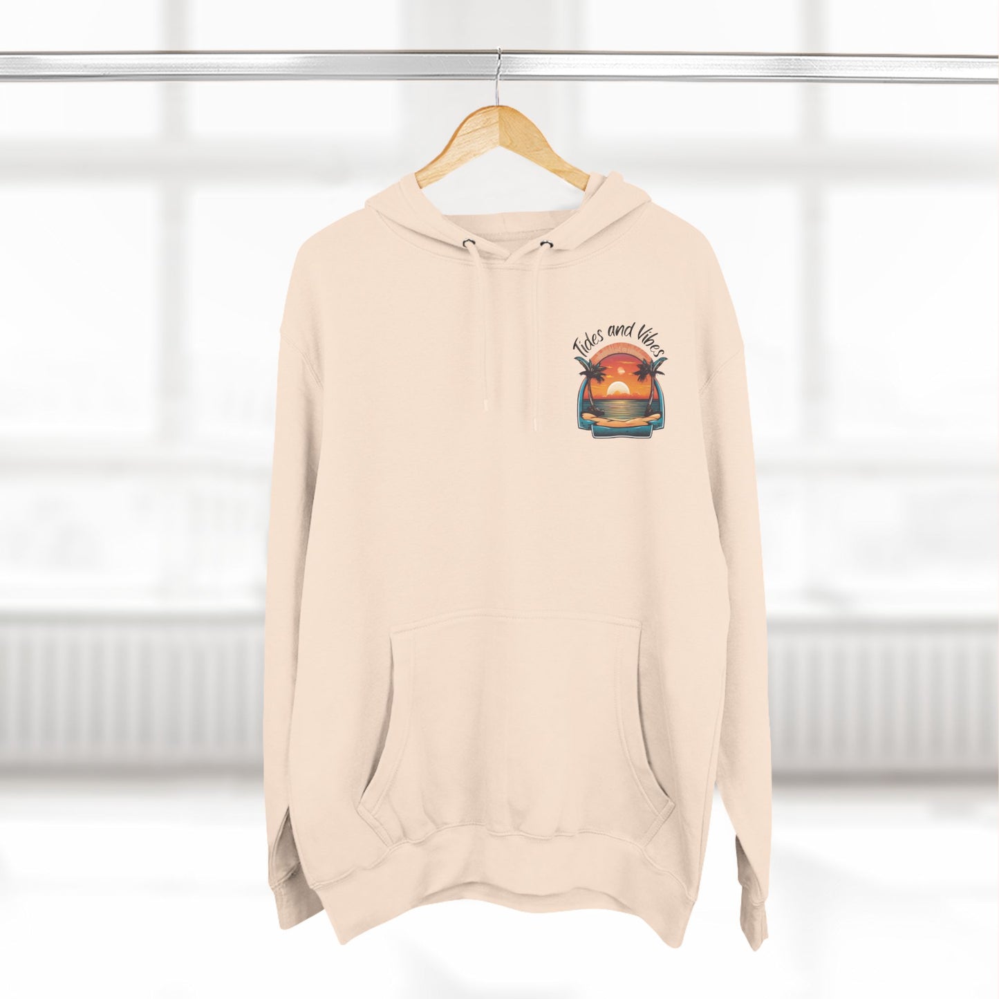 Three-Panel Fleece Hoodie