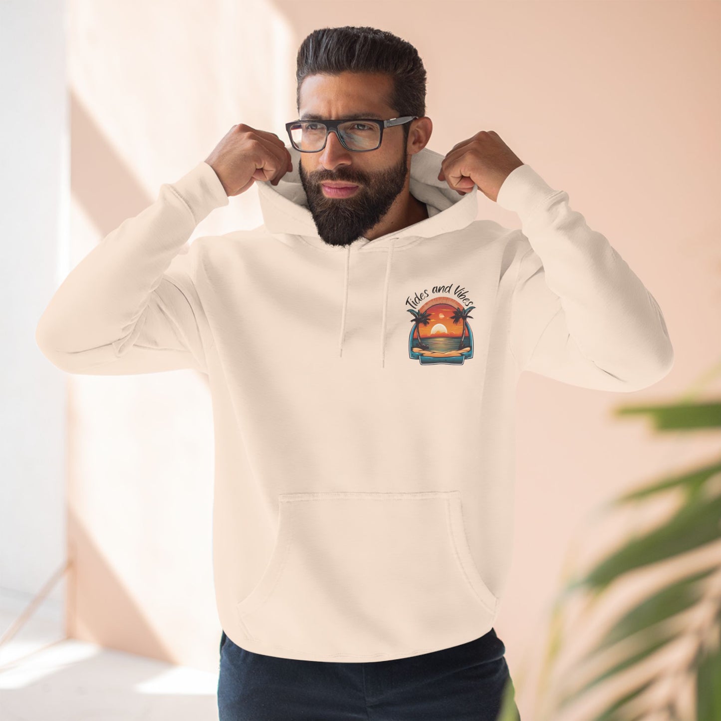 Three-Panel Fleece Hoodie