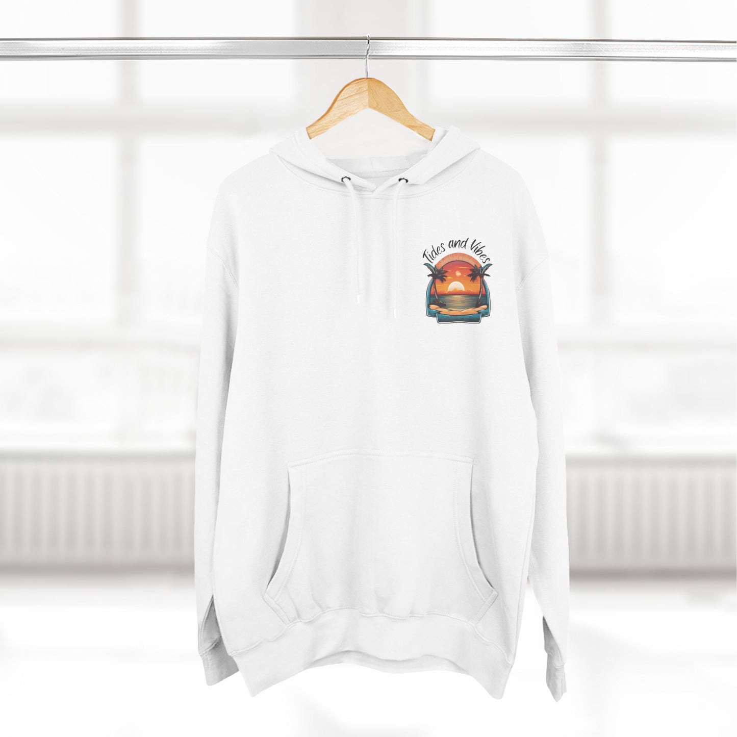 Three-Panel Fleece Hoodie